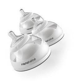 NanoBebe Butelka na Mleko 150 ml, 3 szt. Turkusowy