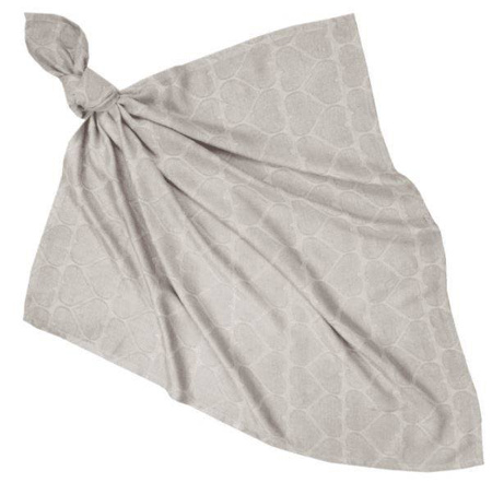 Texpol Pieluszka Bambusowa 75x75 Heart Pudrowy Róż