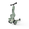 Scootandride Highwaykick 1 Lifestyle 2w1 Jeżdzik i Hulajnoga Trójkołowa z Zamykanym Schowkiem 1-5 lat Green Lines