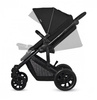 Kinderkraft Prime Lite Wózek Głeboko-spacerowy 3w1 Deep Black