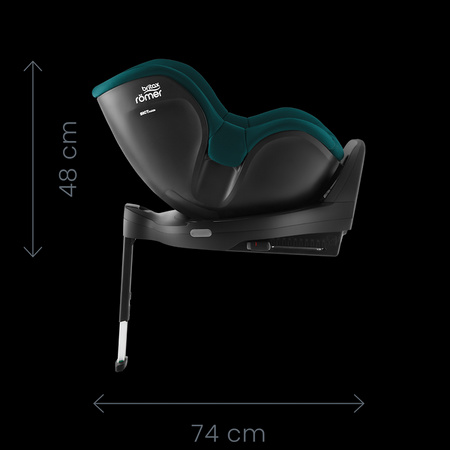 Britax Romer Dualfix Pro M Fotelik Samochodowy 0-18kg Warm Caramel Lux