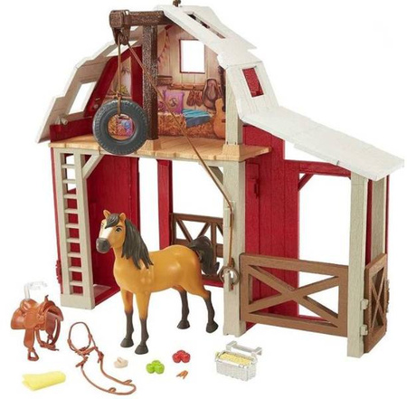 Mattel Mustang: Duch wolności Stajnia Zestaw + koń HBP29