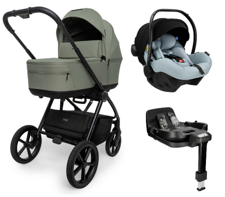 Muuvo One Wózek Głęboko-Spacerowy + Avionaut Pixel Pro 2.0 C Fotelik Samochodowy