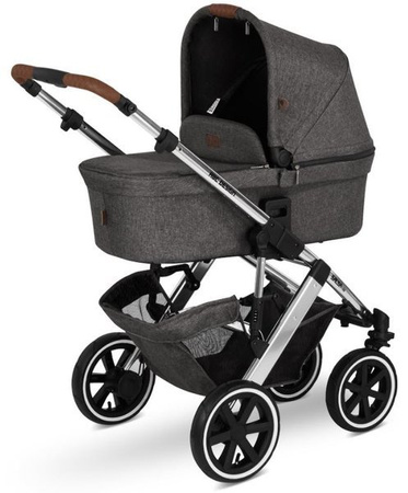 ABC Design Salsa 4 Air Wózek Głęboko-spacerowy + Tulip Fotelik Samochodowy 0-13 kg Diamond Edition - Asphalt