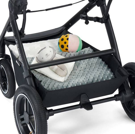 Kinderkraft B-Tour Wózek Głęboko-Spacerowy + Fotelik 0-13 kg Zestaw 3w1 Dark Grey