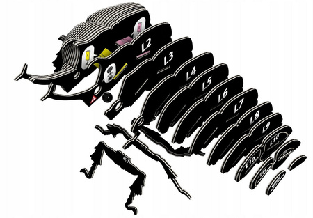 Eugy Eko 3D Układanka Chrząszcz Nosorożec