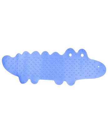 Bocioland Mata Antypoślizgowa do Kąpieli Krokodyl Niebieska