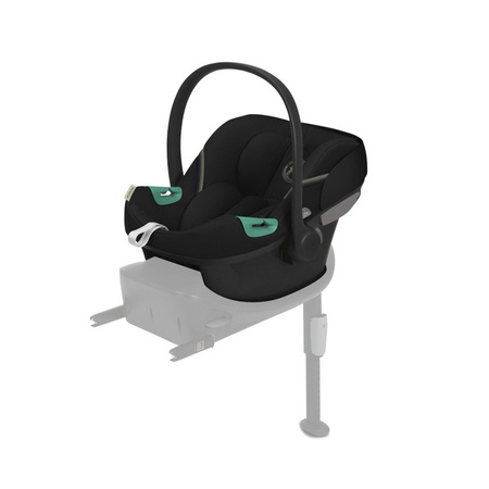 Cybex Aton S2 i-Size Fotelik Samochodowy 0-13kg Moon Black 2023 + Cybex Baza One Isofix