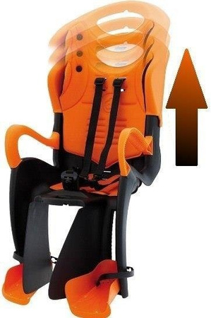 Bellelli Fotelik Rowerowy Tiger Relax Pochylany HI-VIZ Yellow-Black