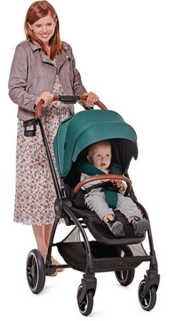 Kinderkraft Evolution Wózek Spacerowy + Cocoon  Midnight Green