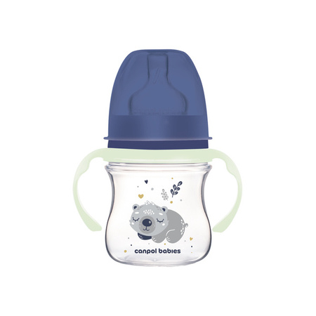 Canpol Babies EasyStart Butelka Antykolkowa 120ml 35/236_blue Sleepy Koala