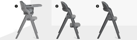 Future Design Me&You Krzesełko do Karmienia Tonal Grey