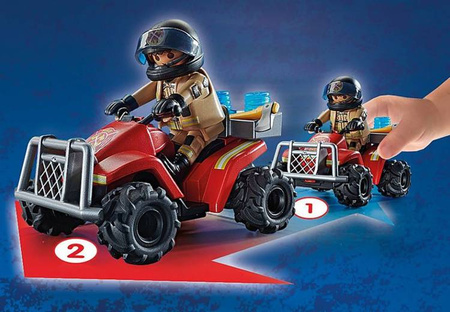 Playmobile 71090 Pozarniczy Speed Quad