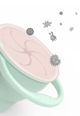 Baby in World Kubek Silikonowy Niewysypek Składany Sand