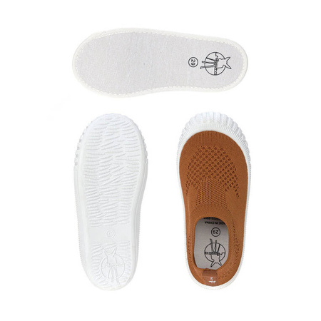 Lassig Ultrawygodne elastyczne trampki dziecięce z antypoślizgową podeszwą Splash & Fun caramel, rozm. 22