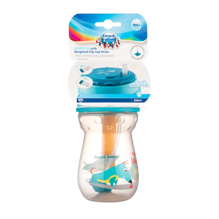 Canpol Bidon Ze Składaną Rurką Silikonową 350ml 56/518