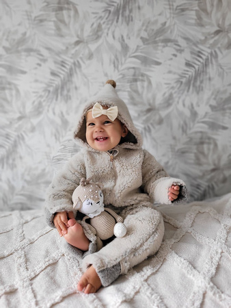 Zaffiro Nevada Kombinezon Wełniany Dla Dzieci 74/80 Beige