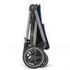 Cybex Gazelle S Wózek Bliźniaczy Rok po Roku + Cybex Aton M I-Size & SensorSafe 0-13 kg RWF + Adaptery  Navy Blue rama Taupe