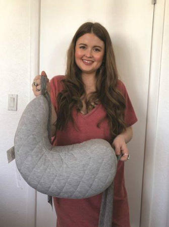 Chicco Boppy Comfyhug Nosidełko Silver Green