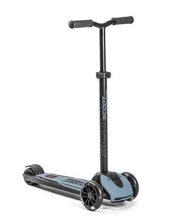 Scootandride Highwaykick 5 LED Hulajnoga Składana Ze Świecącymi Kółkami 5+ Steel