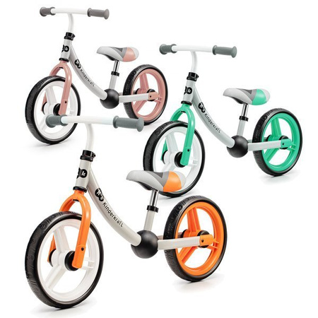 Kinderkraft 2Way Next Rowerek Biegowy Orange + Kinderkraft Safety Kask