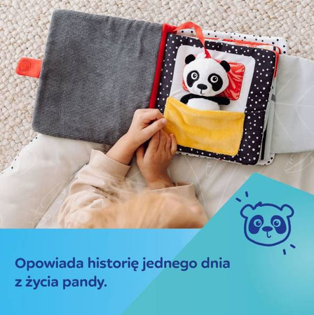 Canpol Babies Sensoryczna Książeczka Manipulacyjna BabiesBoo Panda 68/088