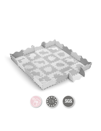 Momi Zawi Mata Piankowa 2w1 Puzzle Szara