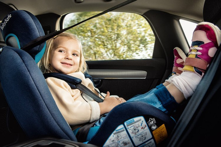 BabySafe Labrador Fotel Samochodowy 0-36kg  Grey Black