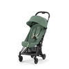 Cybex Coya Wózek Spacerowy Rama Matt Black Leaf Green + Pałąk do Wózka
