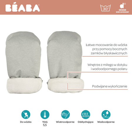 Beaba Mufki do wózka Heather grey