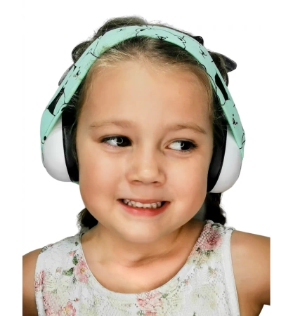EciPeci Słuchawki Wygłuszające Panda Mięta