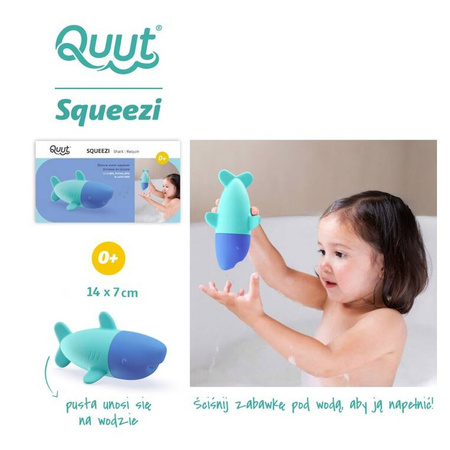 QUUT Silikonowa zabawka do kąpieli Squeezi Shark
