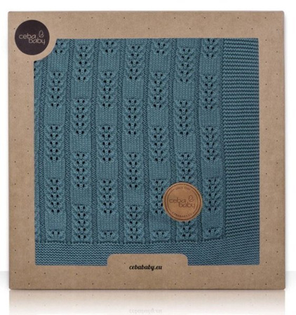 Kocyk Dziany 90x90  Jodełka Malibu