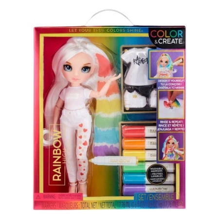 Rainbow High Color & Create Fashion Doll Asst