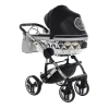 Tako Handcraft Glitter Wózek Głęboko-Spacerowy 03 Black/Silver