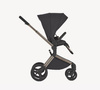 Anex Flo Wózek Głęboko-Spacerowy Solo + Cybex Aton B2 i-Size Fotelik Samochodowy 0-13kg + Baza One Volcano Black	