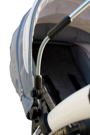 Bomix Parasolka Do Wózka Eko Skóra Biała