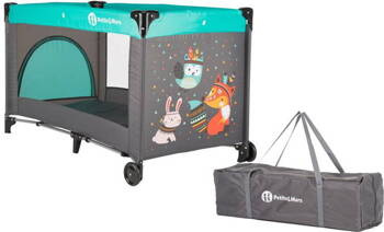 Petite&Mars Koot Łóżeczko Turystyczne Fox Aqua