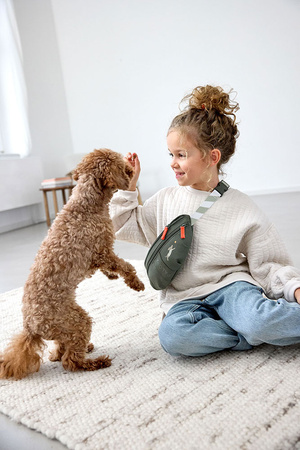 Palopa Torebka Nerka na Smakołyki dla Psa Mini Enja Dark Olive