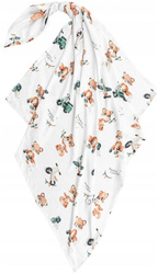 Bonjour Cherie BambusowyOtulacz mały retro Fox 70x70 cm