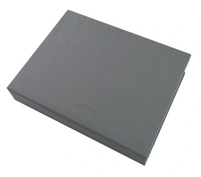 OLKA Prześcieradło z gumką 160x80 JERSEY szare