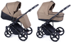 Coletto Fado Wózek Głęboko-Spacerowy Rama Czarna FA-07 Beige