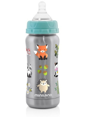 Miniland Butelka Termiczna Ze Stali Nierdzewnej Ze Smoczkiem 180ml