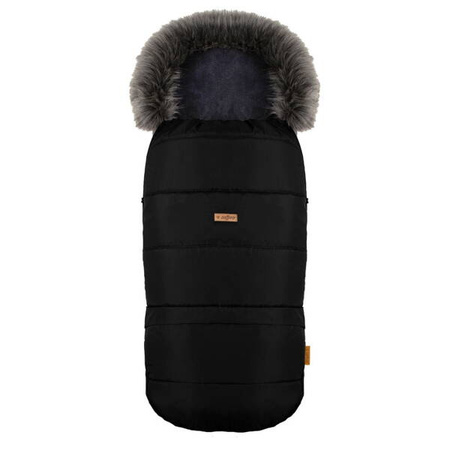 Zaffiro GrowUP 4.0 Śpiwór Do Wózka Plusz z Torbą Black