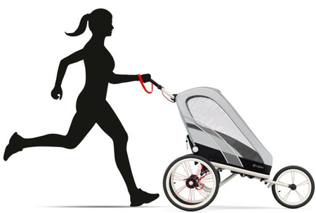 Cybex Zeno Siedzisko Przyczepki Do Biegania Do Roweru Cybex Sports  Medal Grey