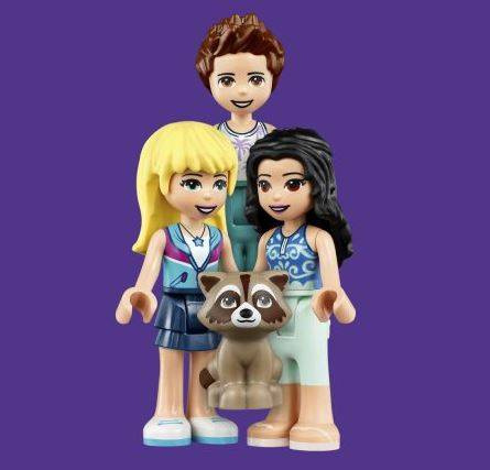 Lego Friends Leśny Mikrobus Kempingowy i Żaglówka