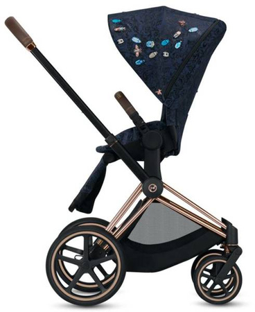 Cybex e-Priam 4.0 Wózek Głęboko-Spacerowy Rama + Tapicerka + Gondola 2w1 Jewels of Nature