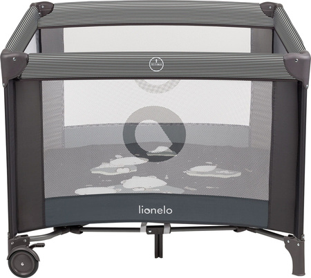  Lionelo Bonnie - składany kojec dziecięcy | Grey Scandi