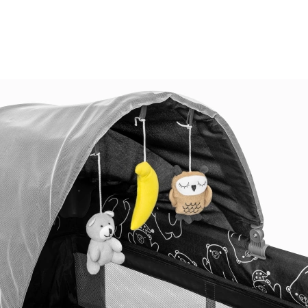 Kidnort Stugan Łóżeczko Turystyczne Ciemny Szary