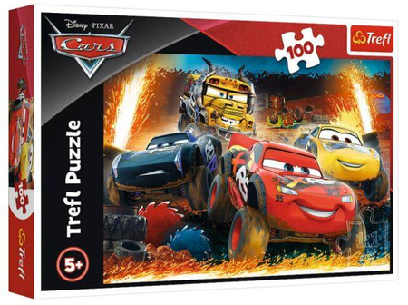 Trefl Puzzle 100 el. Auta. Ekstremalny wyścig 